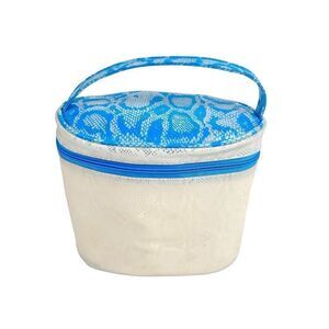 Vintage Studio Collection Cosmetic Toiletry Bag Makeup Pouch Case Snakeskin